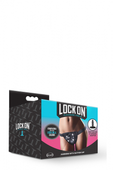 Lock On Strap On Harness, black